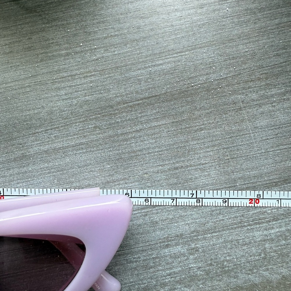 The Attico Purple Sheer Sunglasses - Picture 7 of 9